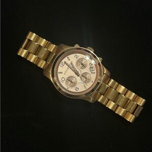 Michael Kors Gold-Tone Chronograph Watch